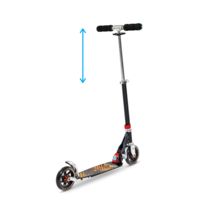 Micro Speed - 2-wheel folding scooter - 145mm wheels - Midnight/Orange