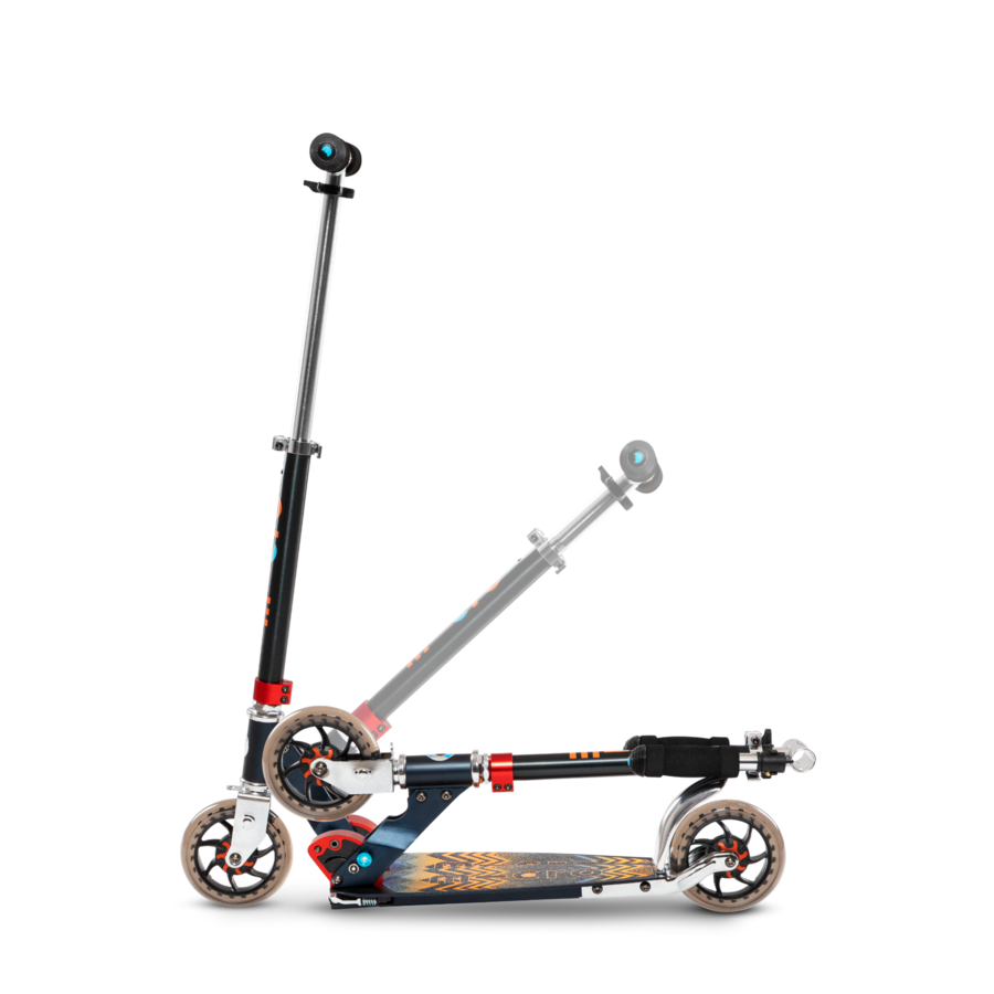 Micro Speed - 2-wheel folding scooter - 145mm wheels - Midnight/Orange