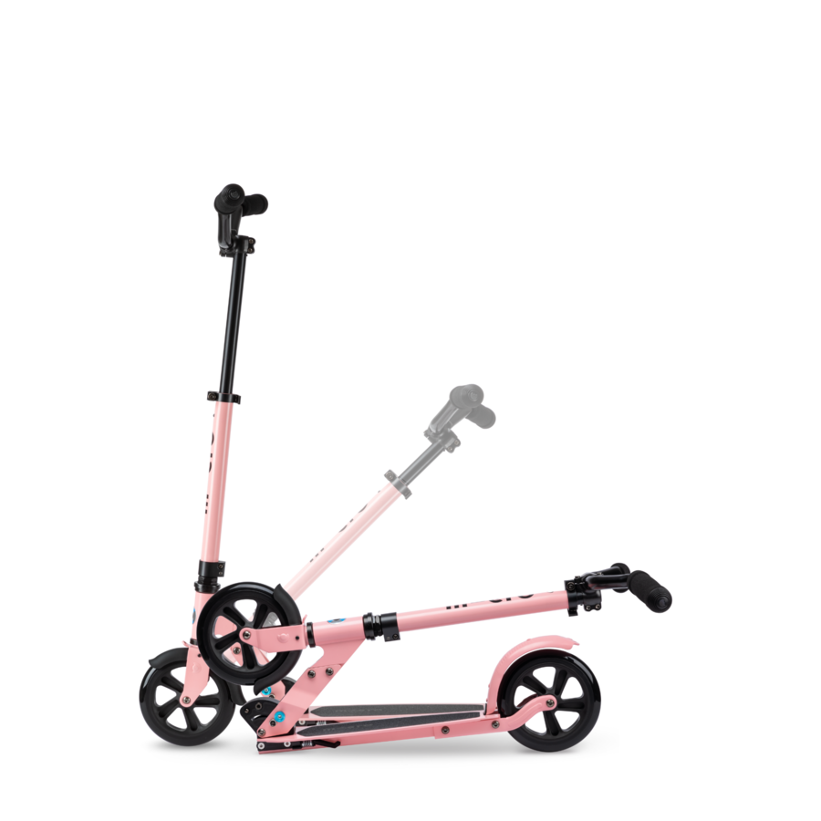 Micro Speed Deluxe - trottinette pliable à deux roues - roues de 180 mm - Rose Doux