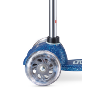 Mini Micro scooter Deluxe Galaxy Glitter LED - 3-wheel kids' scooter - Blue