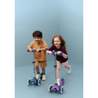 Mini Micro scooter Deluxe Fairy Glitter LED - 3-wheel kids' scooter - Purple