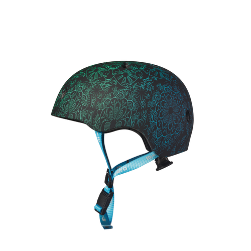 Micro Micro helm Deluxe Mandala groen/blauw