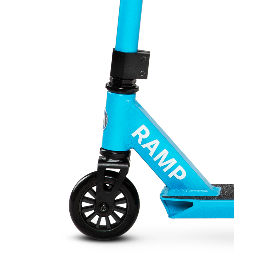 Micro RAMP - 2-wiel stunt kinderstep - lichtgewicht - Cyan