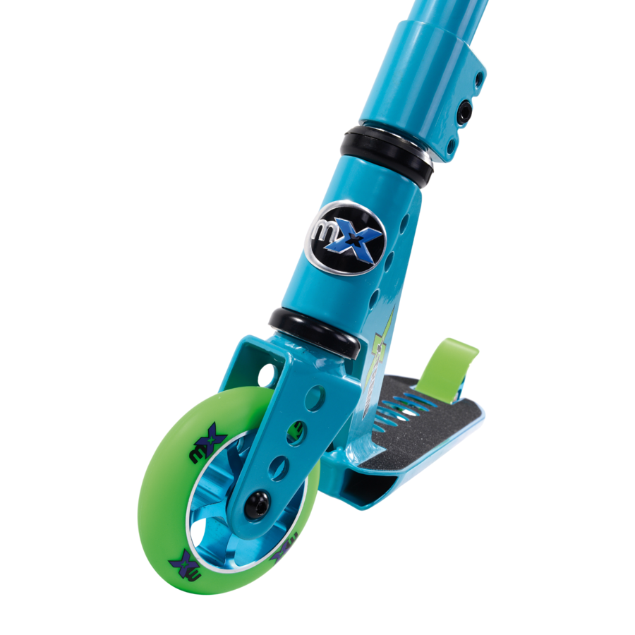 Micro MX TRIXX 2.0 - 2-wiel stuntstep voor kinderen - Rainbow Blauw + PEGS