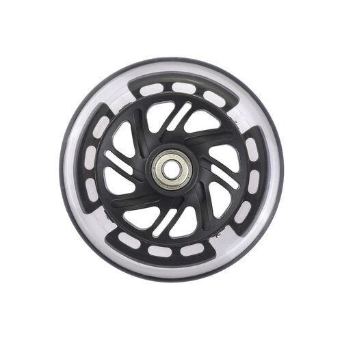 Micro LED wheel Sprite black spokes 120mm
