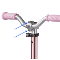 Set of 2 screws for handlebar clamp 2-wheel scooter