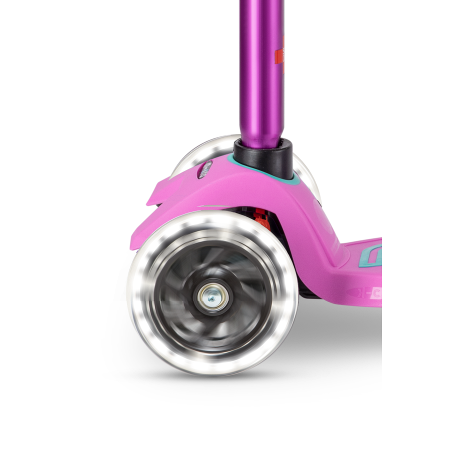 Trottinette Maxi Micro Deluxe LED - trottinette enfant 3 roues - Lavande - Édition Limitée