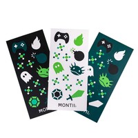 Set de stickers imperméables MontiiCo - Imperméables - 3 feuilles