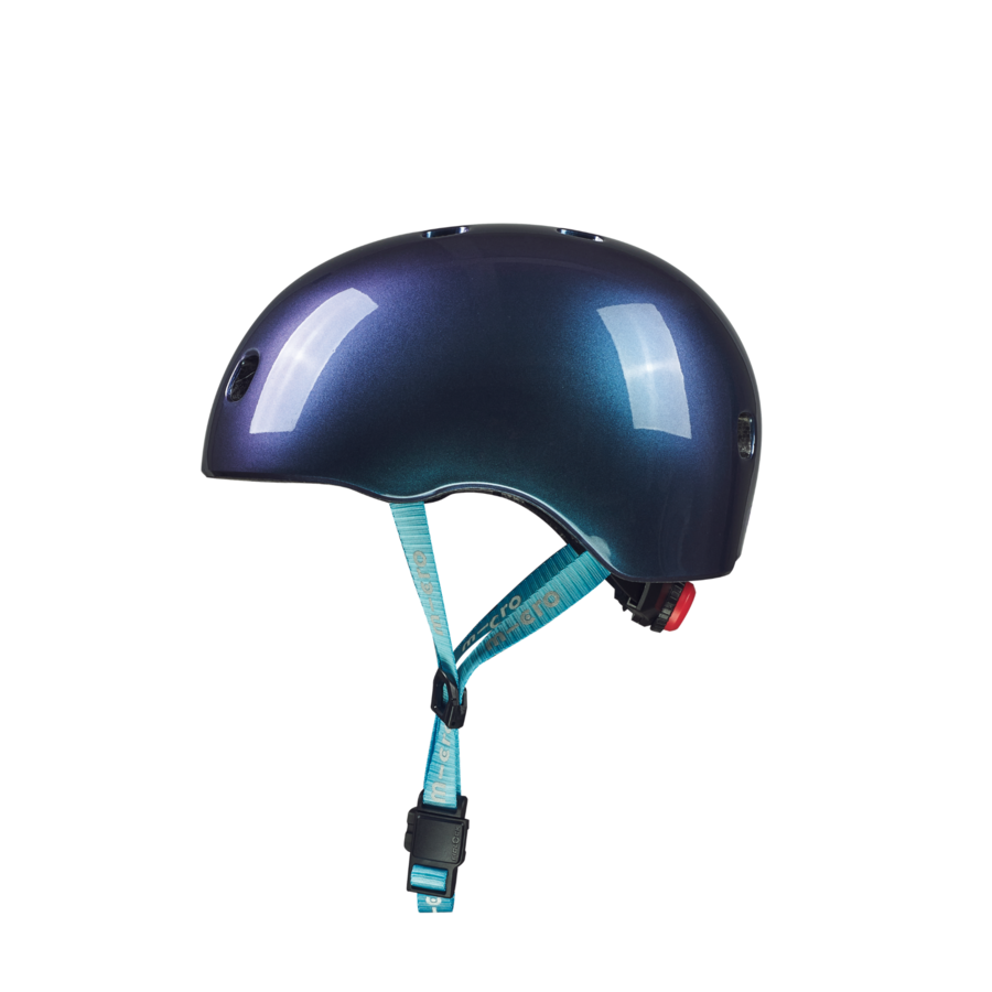 Micro kinderhelm Deluxe Neochrome Blauw