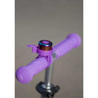 Sonnette Micro - adaptée à toutes les trottinettes et vélos - fixation facile - Neochrome Violet