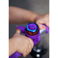 Micro Bell - suitable for all scooters and bikes - easy attachment - Neochrome Purple