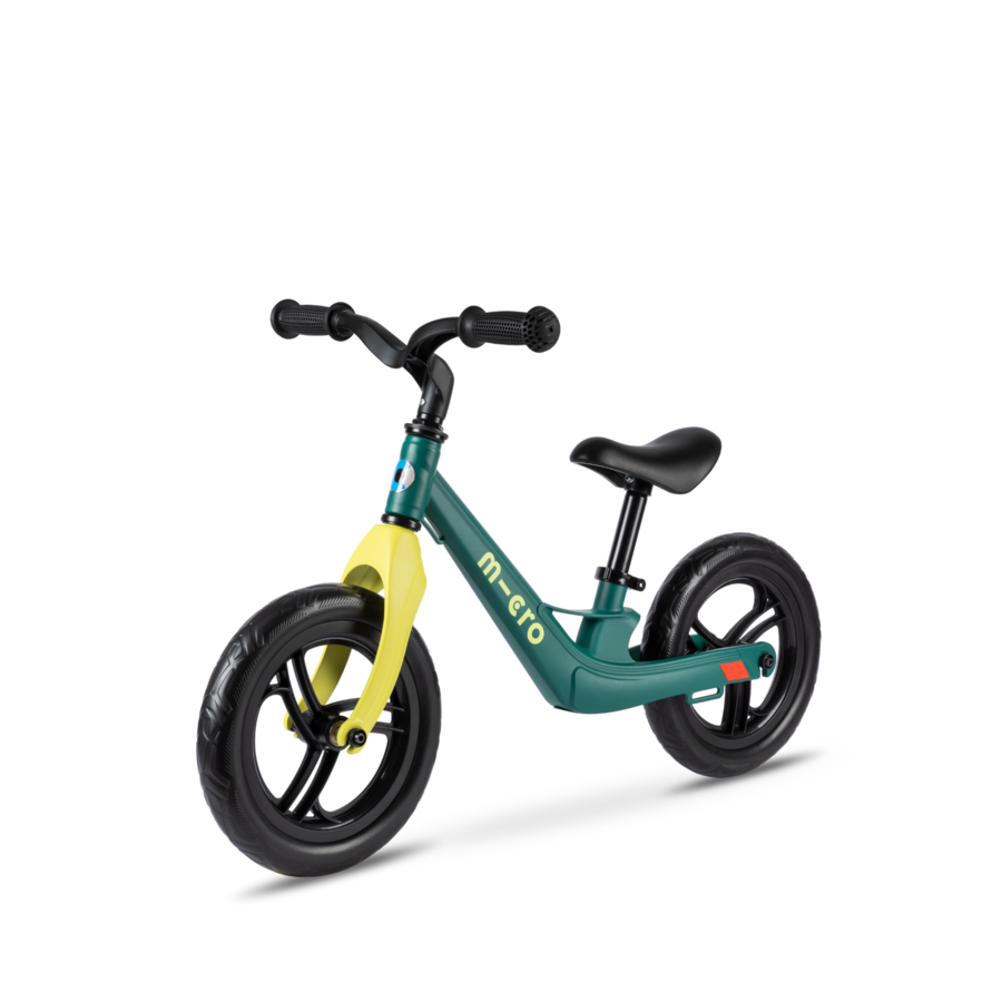 Micro Balance Bike Lite- lightweight balance bike - adjustable saddle - magnesium frame - Peacock Green