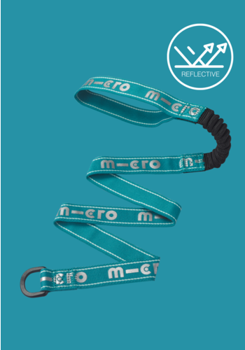 Micro Micro Pull and Carry elastic Aqua reflective