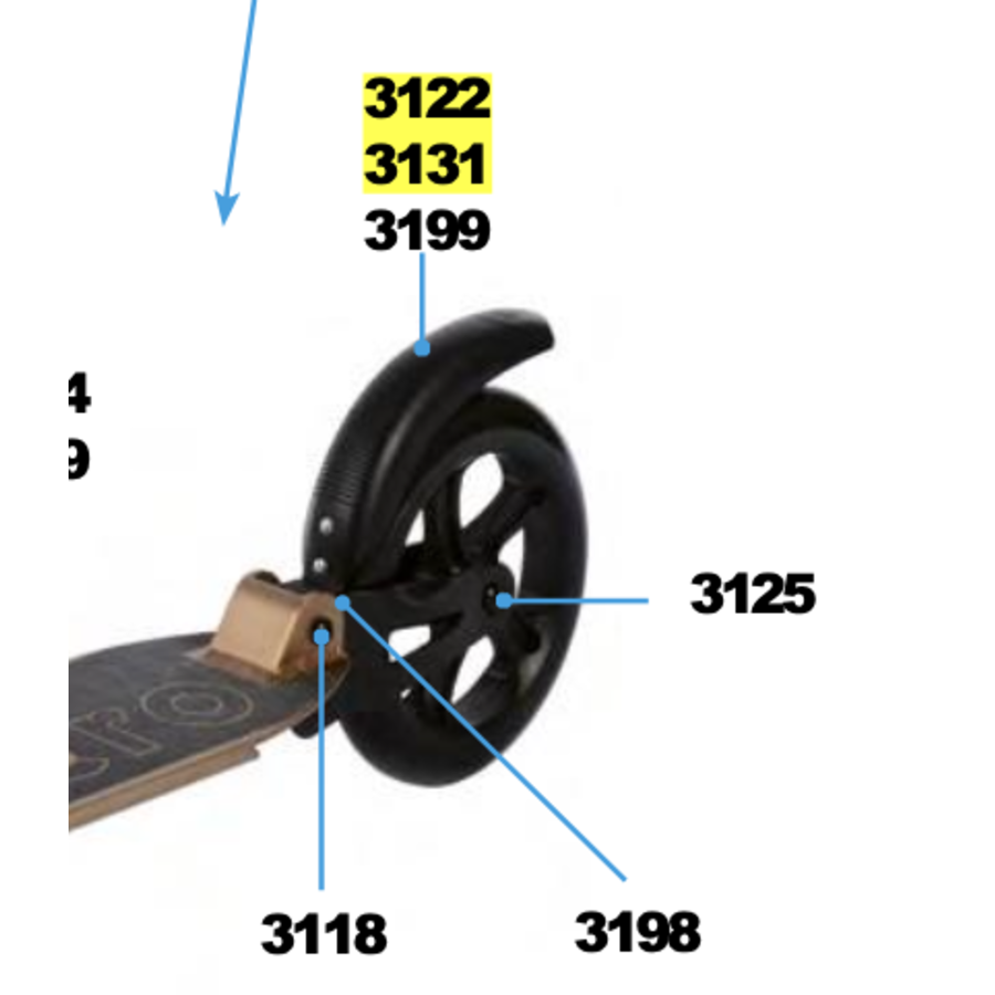 Frein complet Suspension (3131)