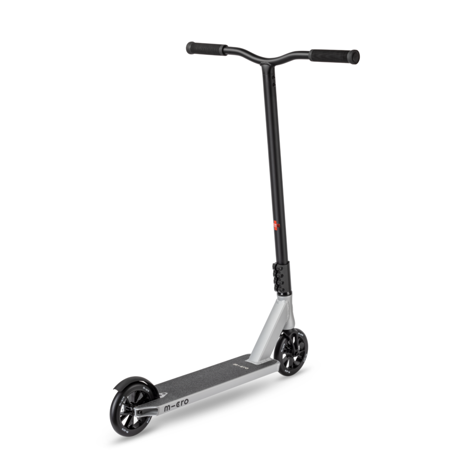 Micro Trooper - Versatile Stunt Scooter for Adults - Black/Silver