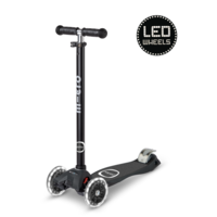 Maxi Micro scooter LED Black - PARTOU edition