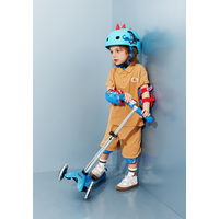 Mini Micro scooter Deluxe Glow LED Plus - 3-wheel children's scooter - Arctic Blue