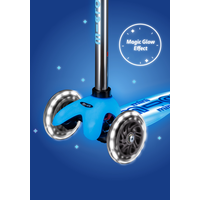 Mini Micro step Deluxe Glow Plus LED - 3-wiel kinderstep - Arctic Blauw