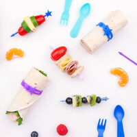 Lunch Punch Stix - Piques à Kebab en Forme d'Étoile - Set de 4 ou 7