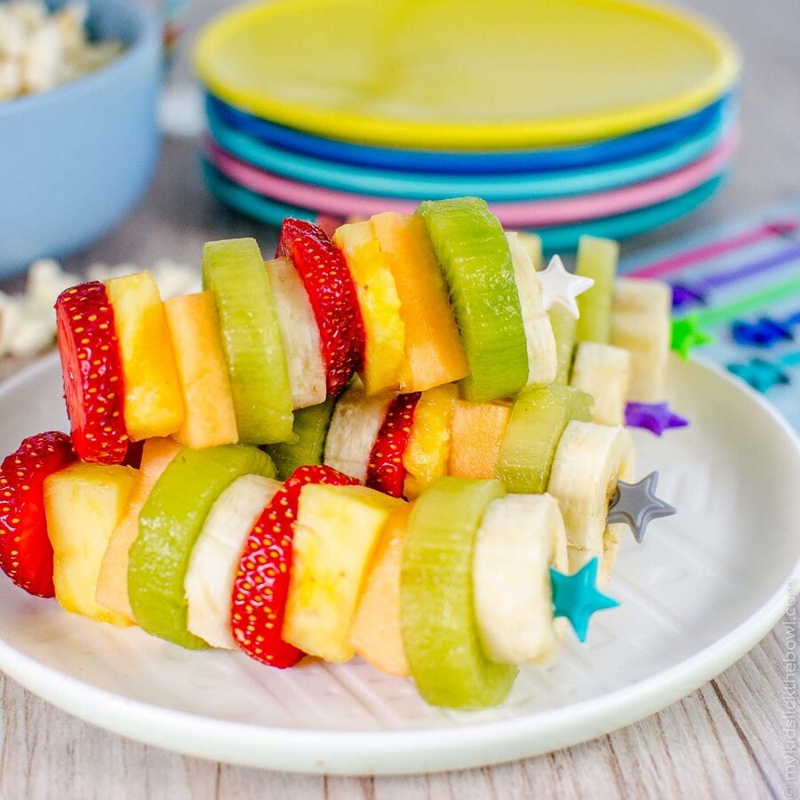 Lunch Punch Stix - Star-Shaped Kebab Skewers - Set of 4 or 7