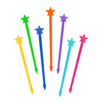 Lunch Punch Stix - Piques à Kebab en Forme d'Étoile - Set de 4 ou 7