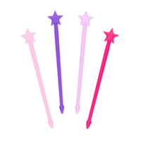 Lunch Punch Stix - Piques à Kebab en Forme d'Étoile - Set de 4 ou 7