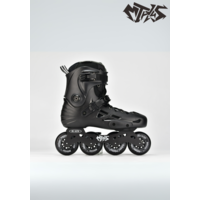 Micro Skates MT-Plus - Patins en Ligne Polyvalents - Gamme urbaine - Débutants et Avancés - Noir