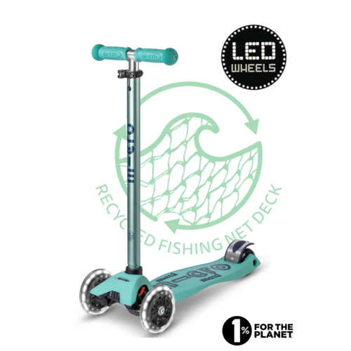 Micro Trottinette Maxi Micro Deluxe ECO LED Menthe