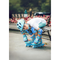 Micro Impact knie-, pols en elleboogbeschermers kind - blauw