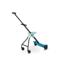 Micro Ride On Luggage Eazy Allrounder - valise trolley avec siège enfant intégré - Bleu
