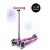 Micro Maxi Micro scooter Deluxe Glow Plus LED - 3-wheel children's scooter - Luminous Purple