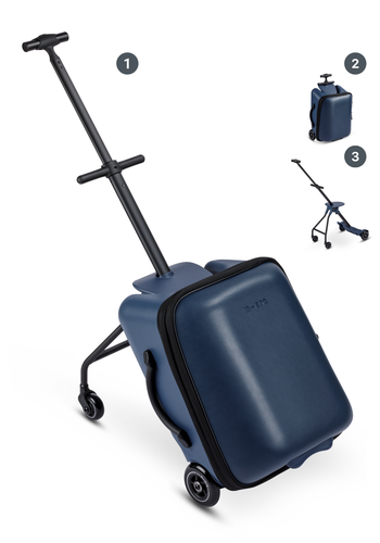 Micro Micro Ride On Luggage Eazy Weekender Donkerblauw