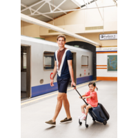 Micro Ride On Luggage Eazy Weekender - Child seat trolley suitcase - Dark blue