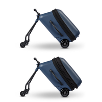 Micro Ride On Luggage Eazy Weekender - Child seat trolley suitcase - Dark blue