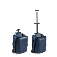 Micro Ride On Luggage Eazy Weekender - valise trolley avec siège enfant intégré - Bleu foncé