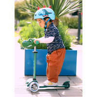 Micro PC helm Deluxe - kinderhelm - wasbare fleece voering - goede luchtcirculatie - 3D Dino