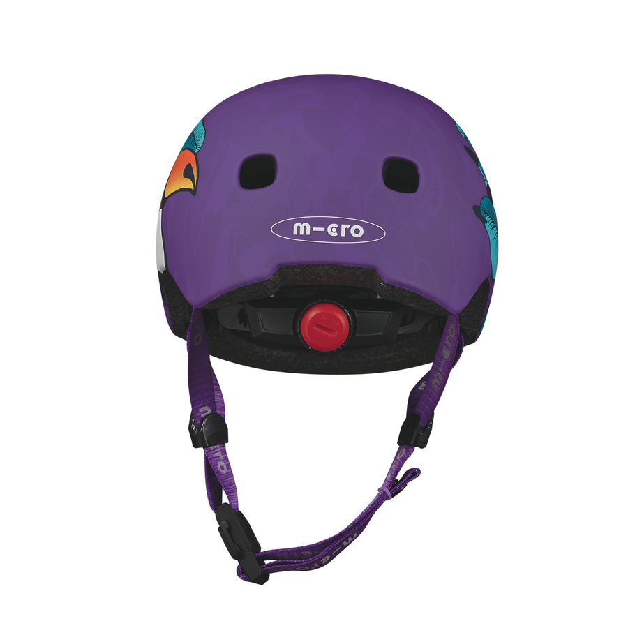 Micro PC helm Deluxe - kinderhelm - wasbare fleece voering - goede luchtcirculatie - Toekan