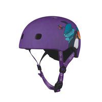 Micro PC helm Deluxe - kinderhelm - wasbare fleece voering - goede luchtcirculatie - Toekan