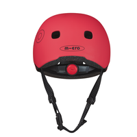Micro PC helm Deluxe - kinderhelm - wasbare fleece voering - goede luchtcirculatie - Rood