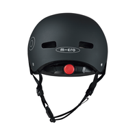 Micro ABS helm Deluxe - kinderhelm - wasbare fleece voering - goede luchtcirculatie - Zwart