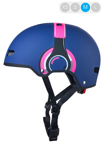 Micro Casque Micro ABS Deluxe Écouteurs Marine/Rose