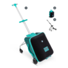 Micro Micro Ride On Luggage Eazy - trolleykoffer met ingebouwd kinderzitje - Forest Green