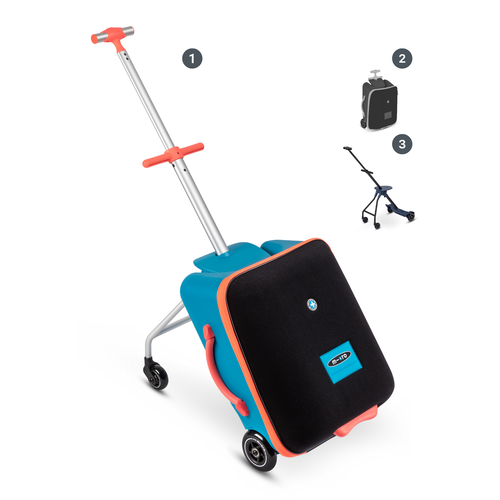 Micro Micro Ride On Luggage Eazy Bleu Océan