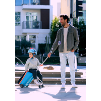 Micro Ride On Luggage Eazy - trolleykoffer met ingebouwd kinderzitje - Ocean Blue