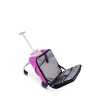Micro Ride On Luggage Eazy - trolleykoffer met ingebouwd kinderzitje - Violet