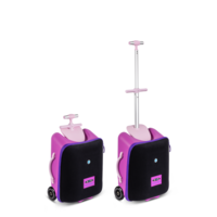 Micro Ride On Luggage Eazy - trolleykoffer met ingebouwd kinderzitje - Violet
