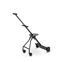 Micro Ride On Luggage Eazy - trolleykoffer met ingebouwd kinderzitje - Zwart
