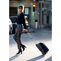 Micro Ride On Luggage Eazy - Child seat trolley suitcase - Black
