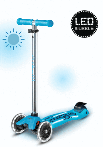Micro Maxi Micro step Glow+ LED blauw