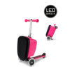 Micro Micro Step Luggage Junior LED - Patch & Play - 3-wiel kinderstepkoffer - Roze